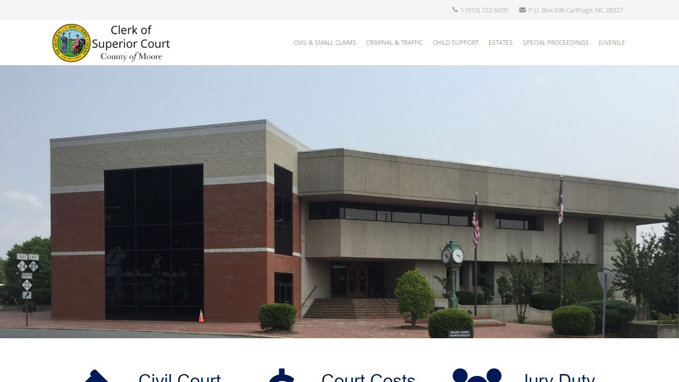 Clerk of Superior Court | County of Moore